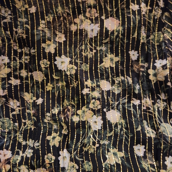 ROCOCO SAND X Revolve Flora Hi-Lo Maxi Dress in Green Floral Print - Picture 6 of 11